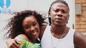 Stonebwoy and his wife