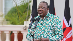 Kenya president Uhuru Kenyatta