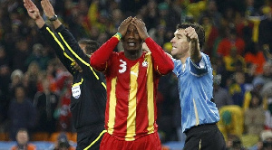 Asamoah Gyan Uruguay Wc