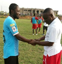 Daniel Larbi Koomson  with Coach David Duncan