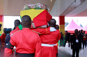 Mortal remains of the late Paa Kwesi Amissah-Arthur will be buried today at the Military cemetery