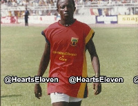 Eric Nyarko was part of Hearts' Confed Cup winning team