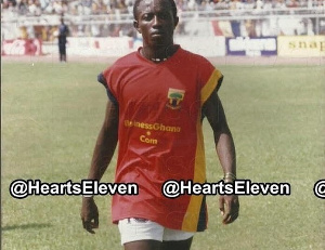 Eric Nyarko was part of Hearts' Confed Cup winning team