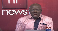 Samson Lardy Anyenini, host of Newsfile on JoyNews