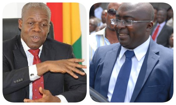 Vice President Kwesi Amissah-Arthur and Dr Mahamudu Bawumia