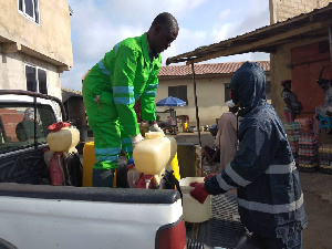 Zoomlion also disinfected the Kasoa Zongo Mosque