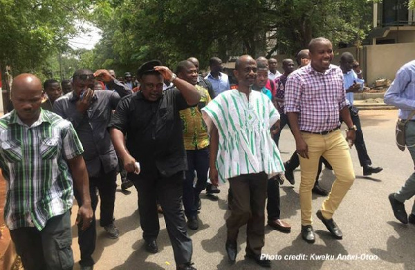 Koku Anyidoho was arrested at the International Press Centre after being charged with treason