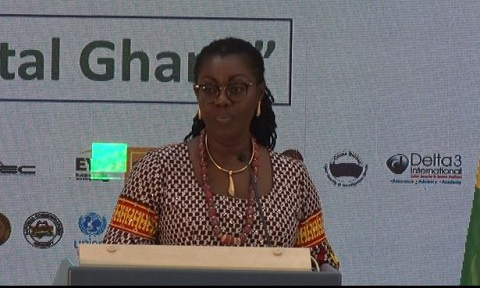 Minister for Communication, Mrs. Ursula Owusu-Ekuful