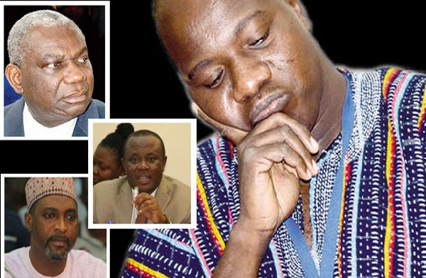 Mahama Ayariga, Dr Boakye Agyarko, Mohammed Muntaka, Joe Osei Owusu