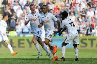 Jordan Ayew is Swansea's top scorer