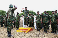 President Buhari visits troops fighting bandits in Nigeria's northwest in 2016