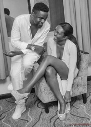 Sarkodie and wife Tracy