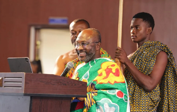 Justice Nana Barima Yaw Kodie Oppong addressing participants in the conference