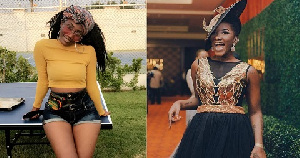 Wendy Shay  (L) and late Ebony Reigns (R)