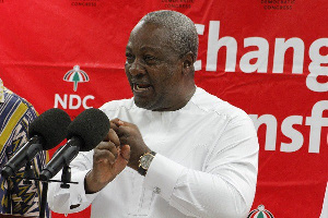 Presidential candidate of the NDC, John Dramani Mahama