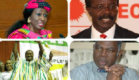 Nana Konadu (Top L) Papa Kwasi Nduom (Top R). Hassan Ayariga (Bottom L) Dr. Edward Mahama (Bottom R)