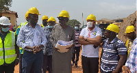 Ayawaso Central MCE, Alhaji Mohammed Quaye  (holding document)