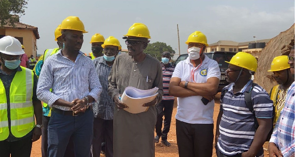 Ayawaso Central MCE, Alhaji Mohammed Quaye  (holding document)