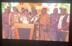 The dozen soldiers who announced the coup on Gabon 24