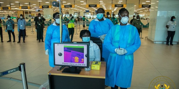 Kotoka International Airport health staff