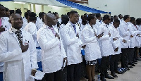 A file photo of some Ghanaian doctors