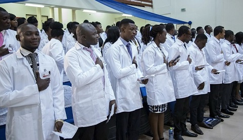 A file photo of some Ghanaian doctors