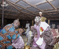 Information Minister, Kojo Oppong Nkrumah thanked the Paramount Chief for the recognition