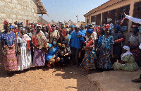 A donation ceremony at the Gambaga Witches camp | File photo