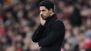 Arteta's Arsenal lost their position on summit of the log table following Wednesday night's defeat