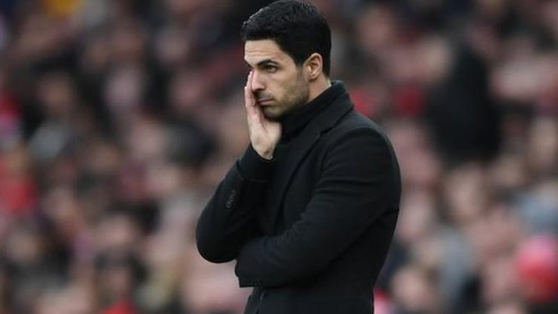 Arteta's Arsenal lost their position on summit of the log table following Wednesday night's defeat