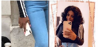 Nana Aba Anamoah is being trolled on Twitter for 'borrowing' iPhone 11