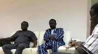 First deputy Speaker, Joe Osei Wusu interacting with his Burkinabe counterparts