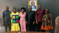 Afronita and her parents with The Minister and Deputy Minister for Tourism Arts and Culture