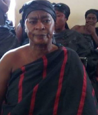 Queenmother of Agogo,  Nana Juaben Serwaa Afrakoma Kusi Oboadum