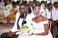 Award-winning blogger, Kobby Kyei, and wife, Georgette Tanoa Dadzie, on their wedding day