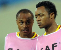 Jordan Ayew and Andre Ayew West Ham United have been dropped by Kwesi Appiah