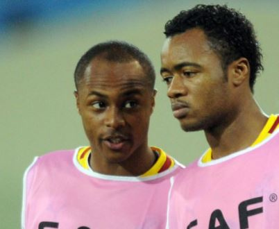 Jordan Ayew and Andre Ayew West Ham United have been dropped by Kwesi Appiah