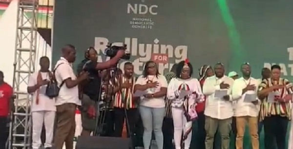 NDC newly elected executives