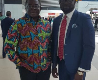 GOC President Ben Nunoo Mensah with GFA Boss Kurt E.S Okraku