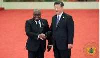 President Akufo-Addo and  Chinese President Xi Jinping