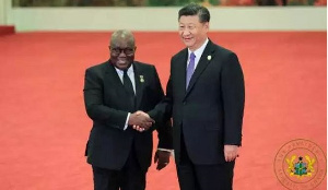 President Akufo-Addo with President Xi Jinping of China