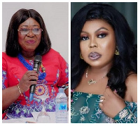 CoS Akosua Frema Osei-Opare and Afia Schwarzenegger