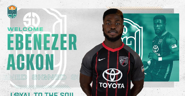 Ghanaian defender Ebenezer Ackon