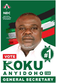 Koku Anyidoho is seeking to become the General Secretary of NDC