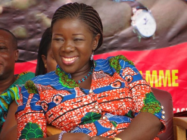 Hon Elizabeth Adjare, Minister of Tourism,Culture and Creative Arts