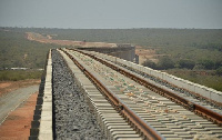 File photo of a rail line