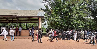 Delegates casting their vote