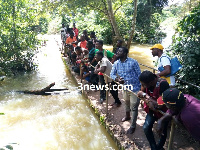 Some residents claimed they saw the child playing around a feeble bridge on the river