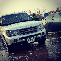 Diamond Appiah's new range rover