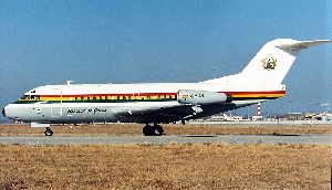 Fokker 28 Presidential Jet Ghana